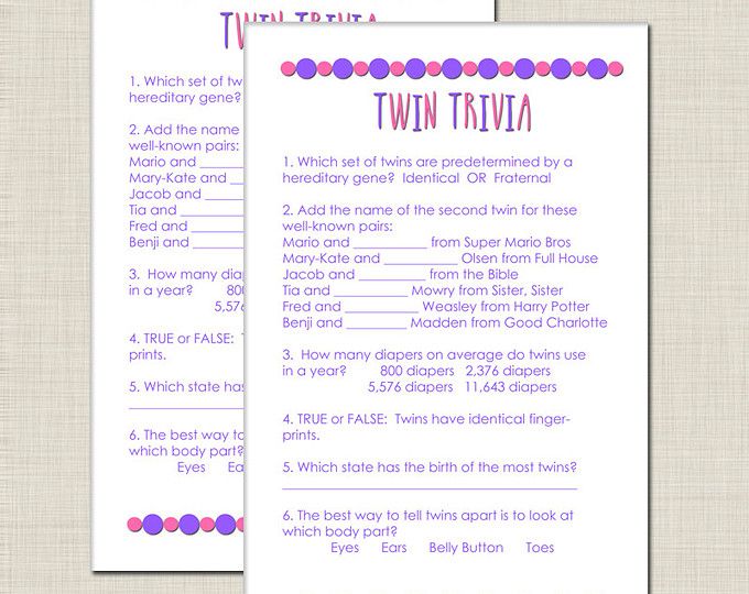 best twin questions