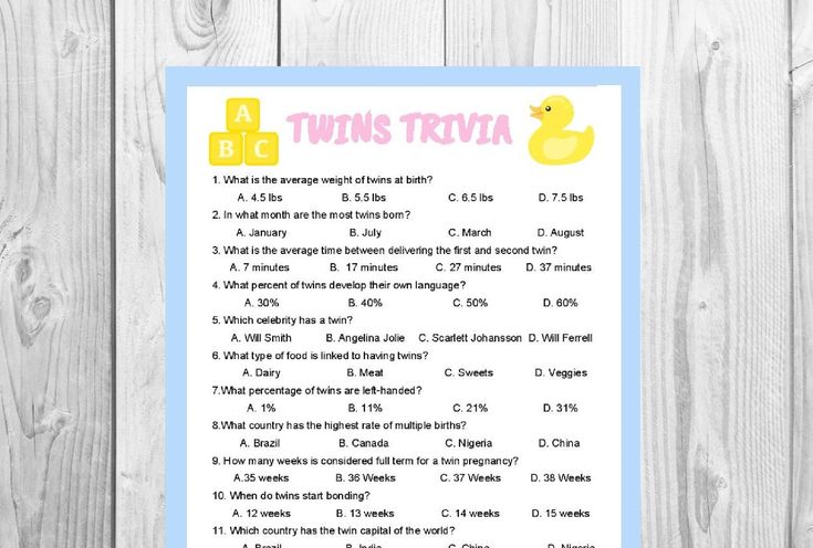 best twin trivia questions and answers