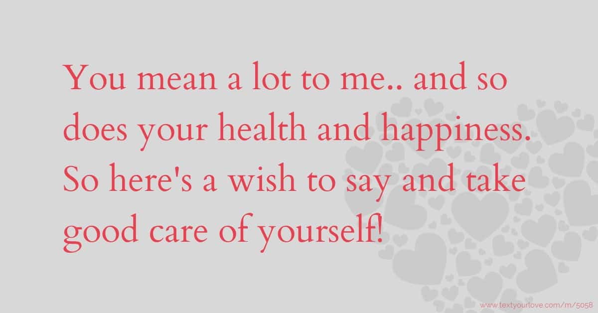 best u mean a lot to me quotes