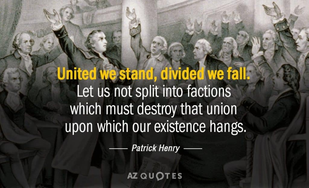 best united we stand quotes
