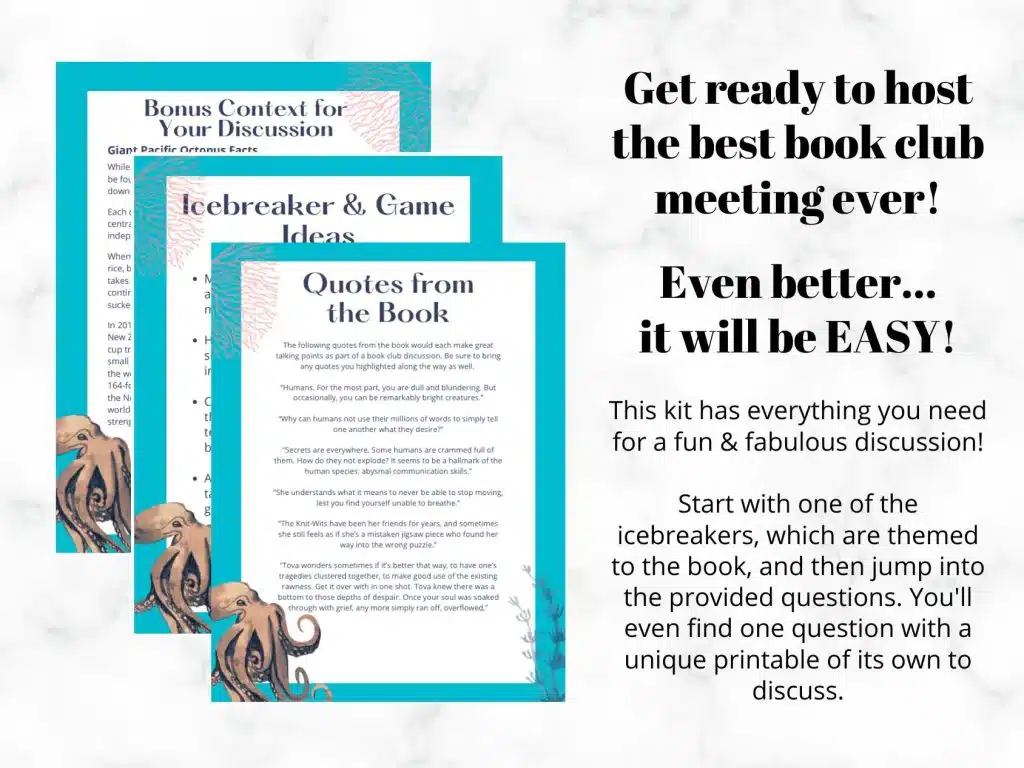 best unlikely animals book club questions