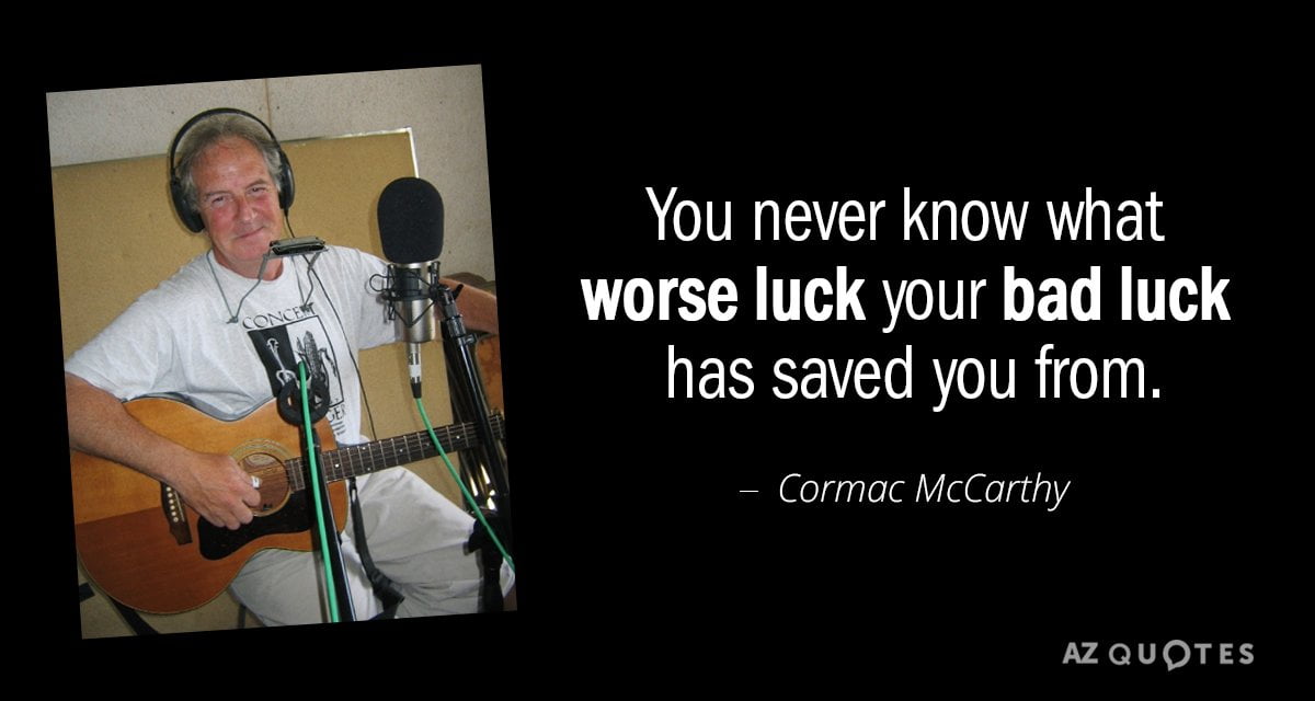 best unlucky quotes