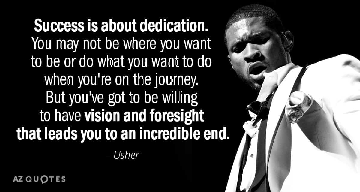 best usher quotes