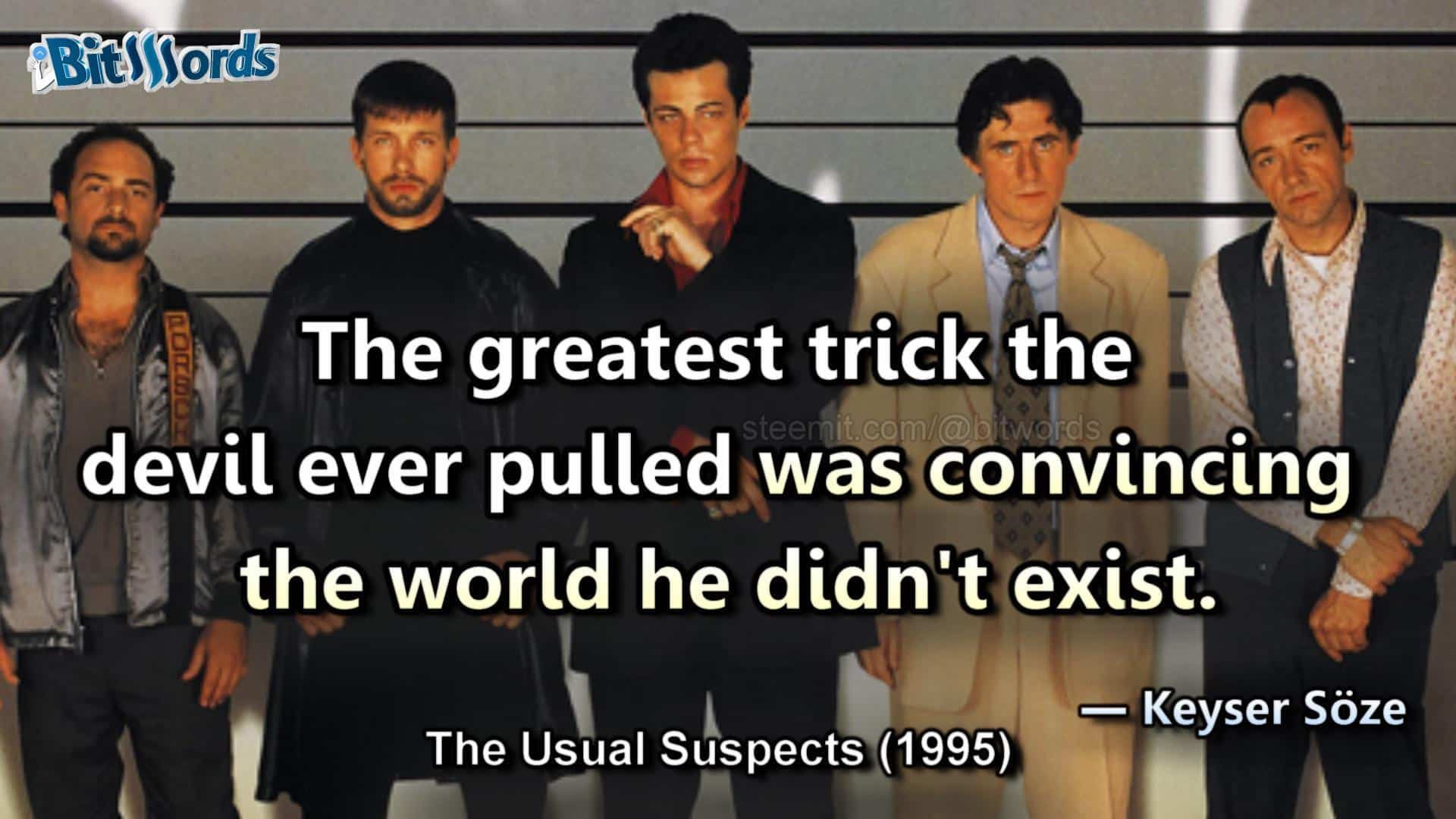 best usual suspects quotes devil