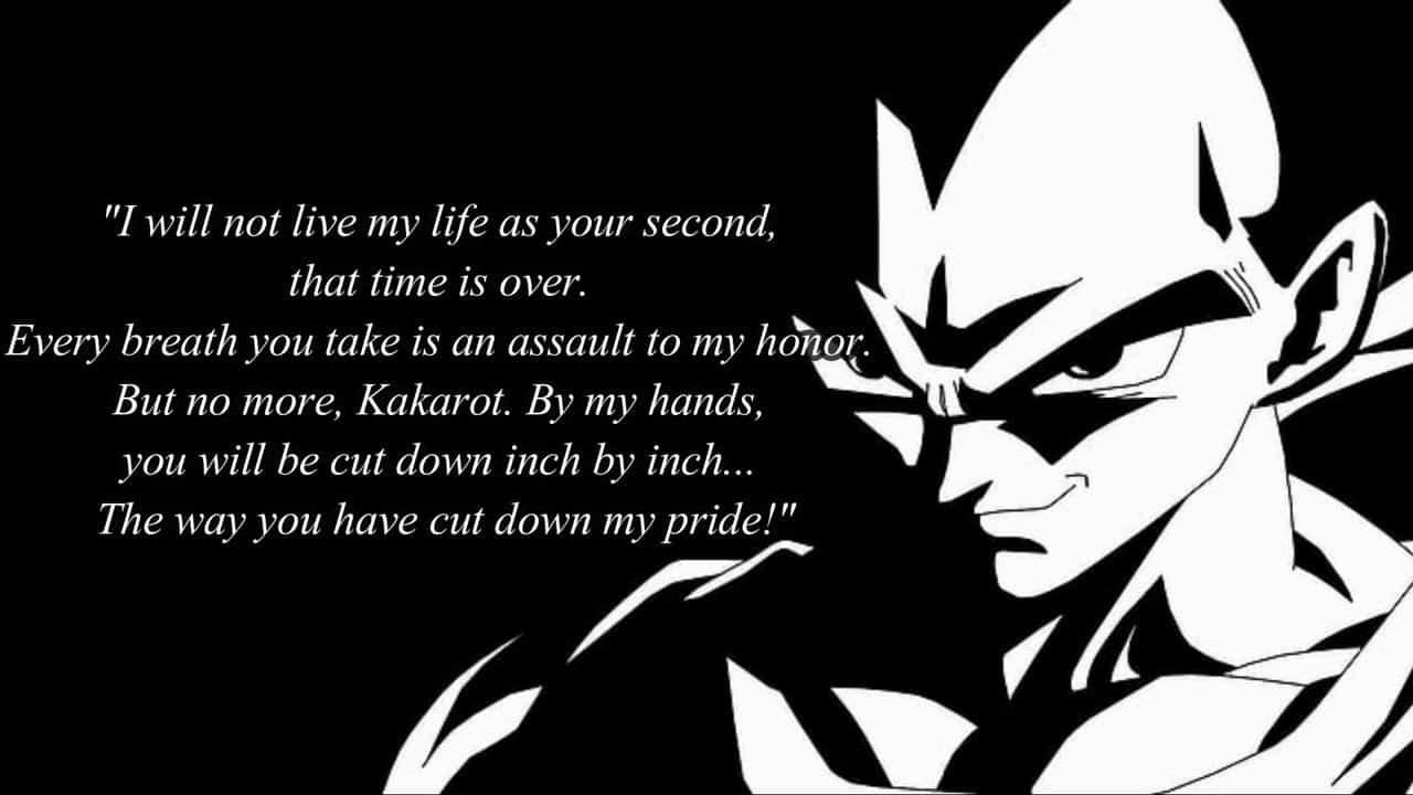 best vegeta quotes pride