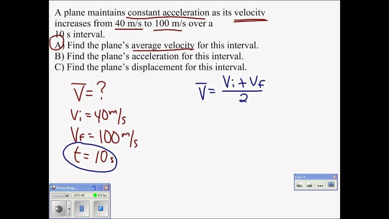 best velocity questions