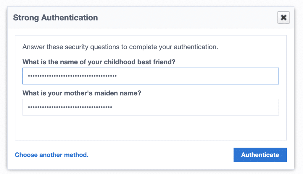 best verification questions