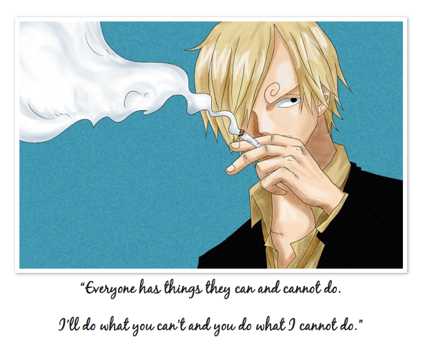 best vinsmoke sanji quotes