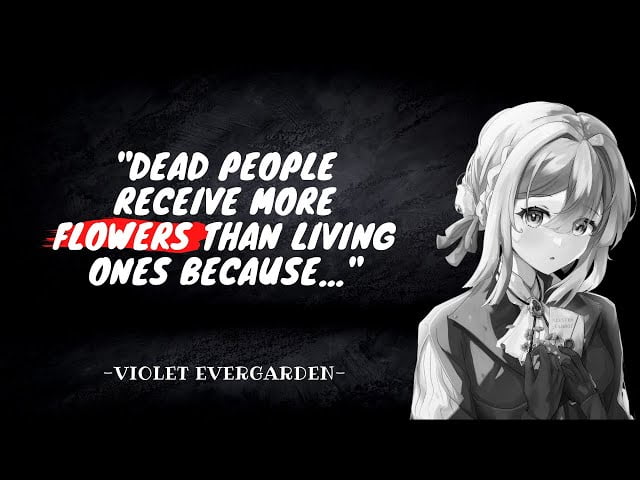 best violet evergarden quotes