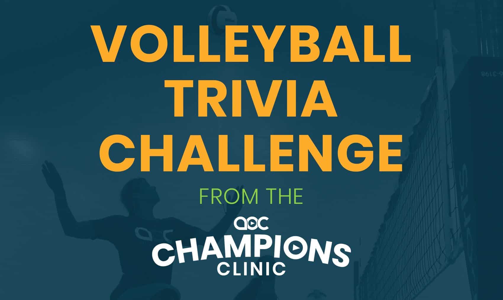 best volleyball trivia questions