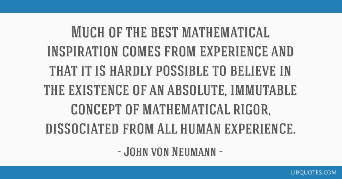 best von neumann quotes