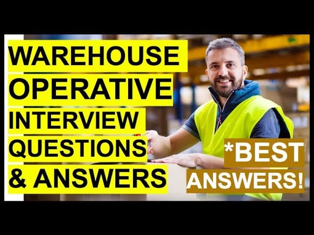 best warehouse questions and answers