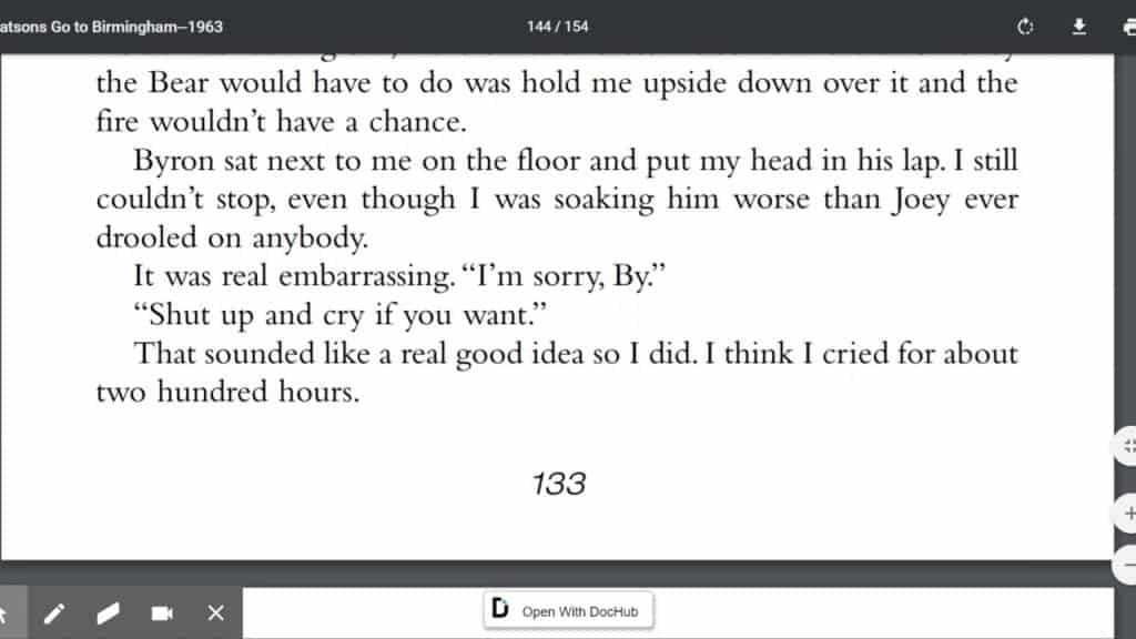 best watsons go to birmingham quotes