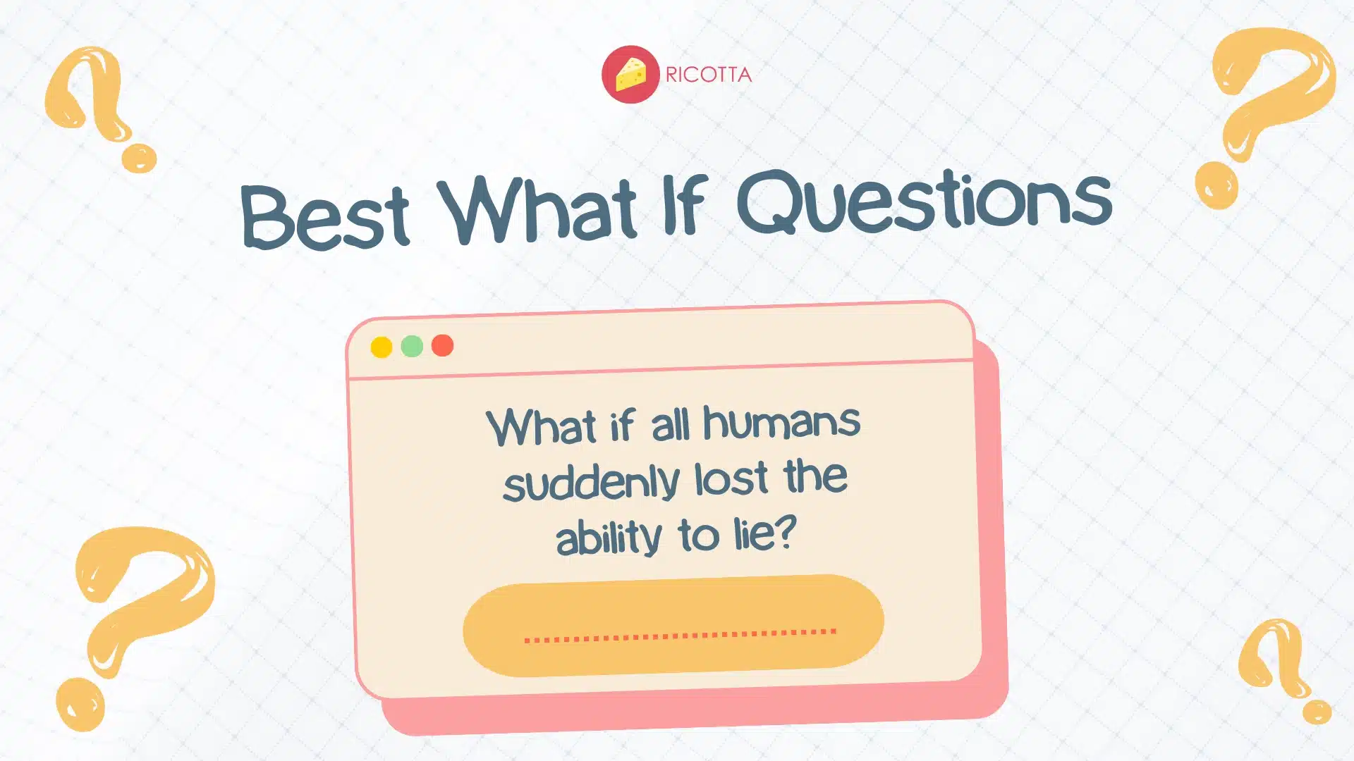 best weird what if questions
