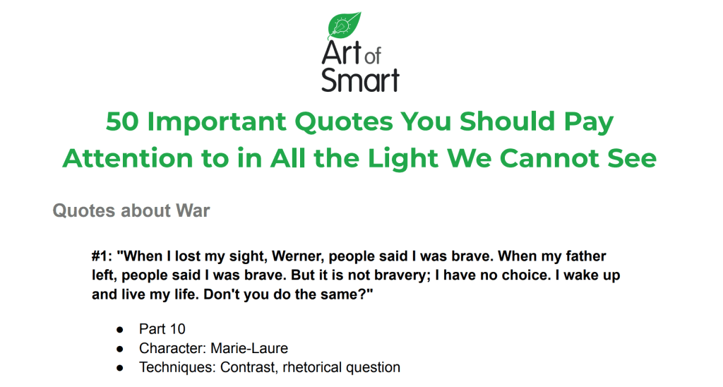 best werner quotes all the light