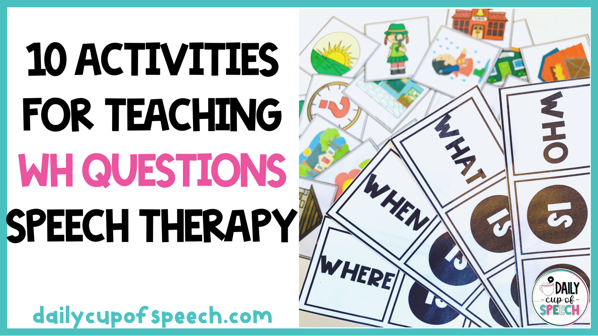best wh questions activities