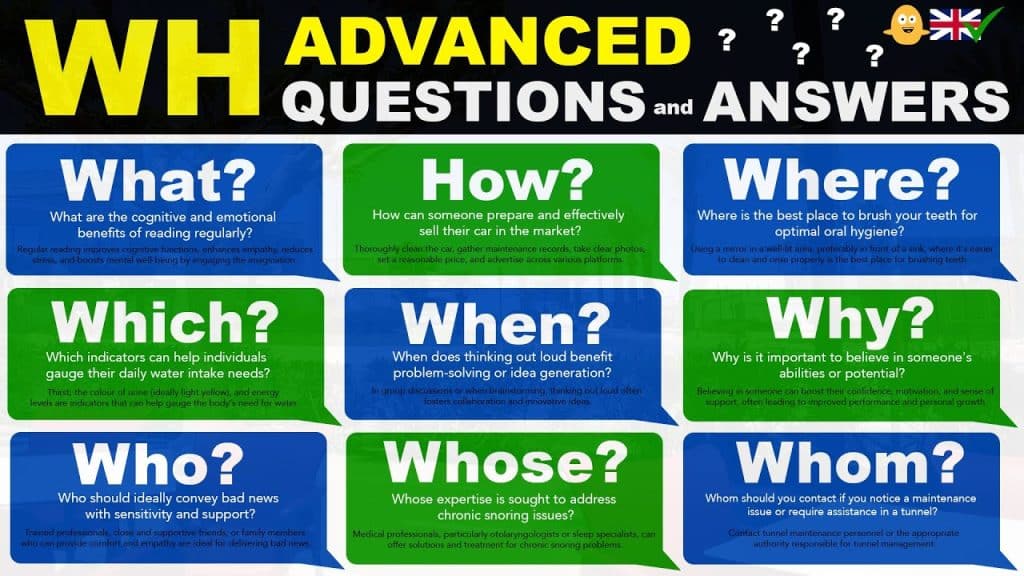best wh questions for adults