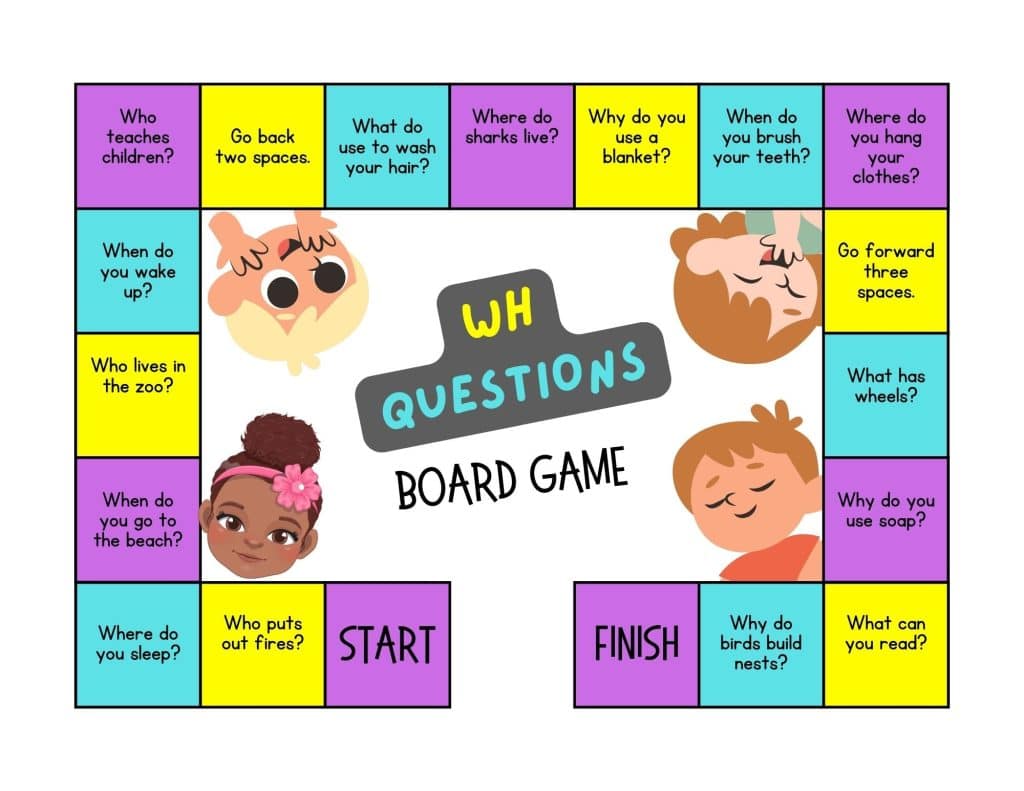 best wh questions games