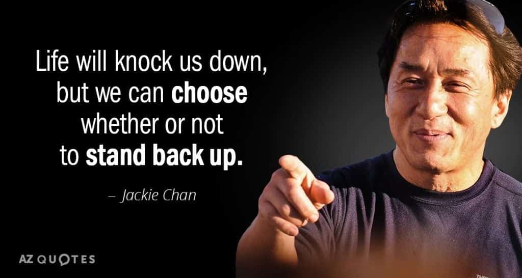 best when life knocks you down get back up quotes
