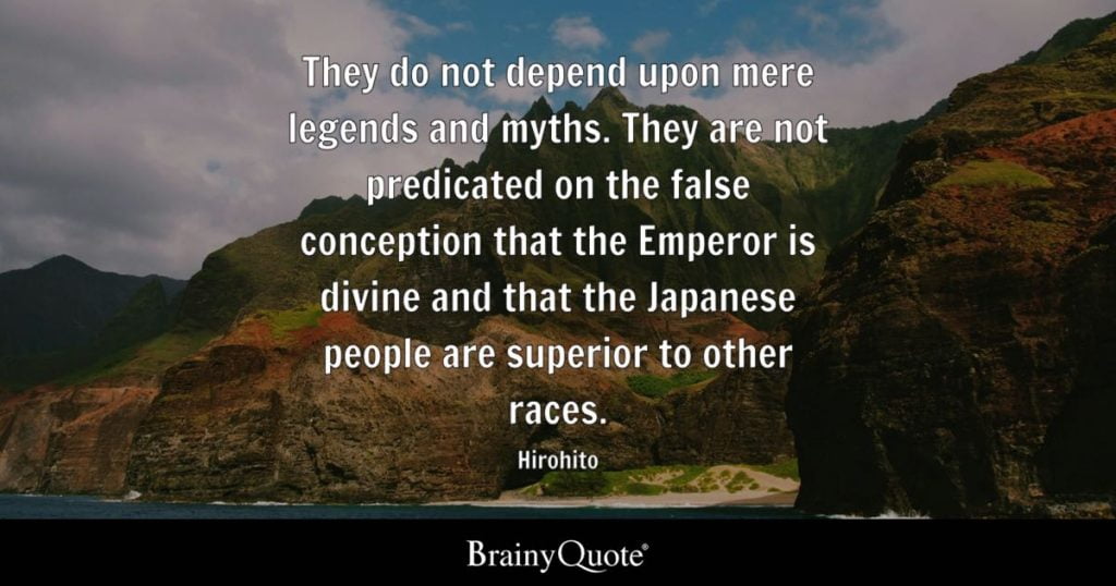 best when the emperor was divine quotes