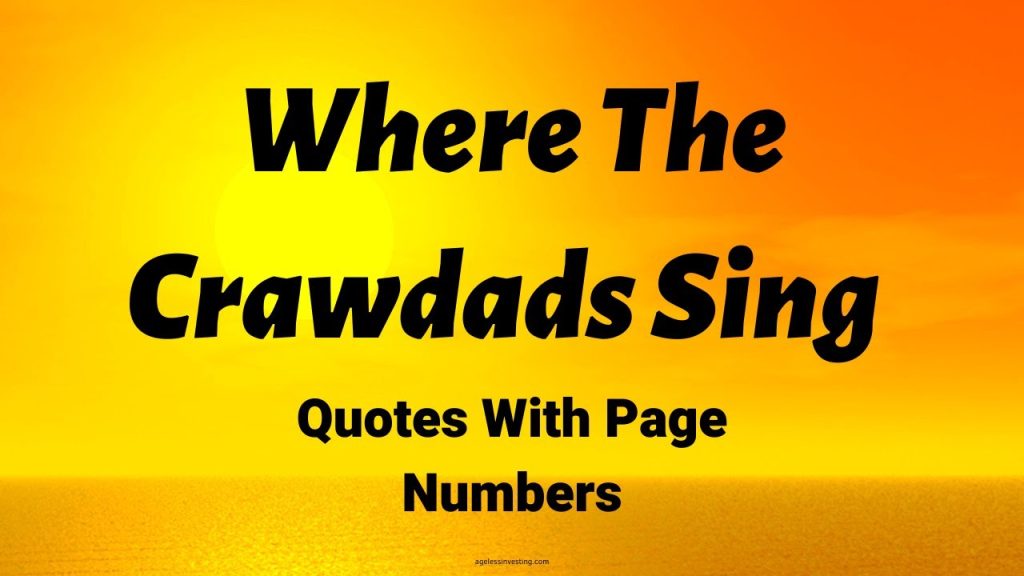 best where the crawdads sing quotes with page numbers