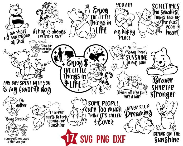 best winnie the pooh quotes svg