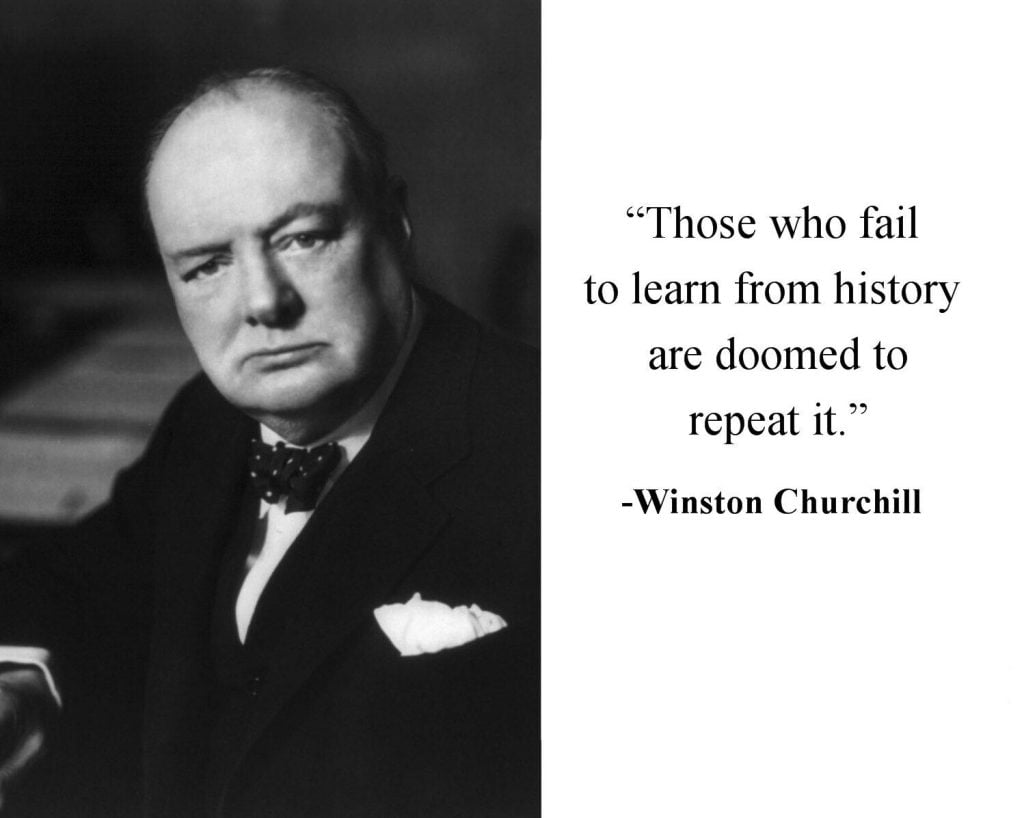 best winston churchill quotes history doomed to repeat it