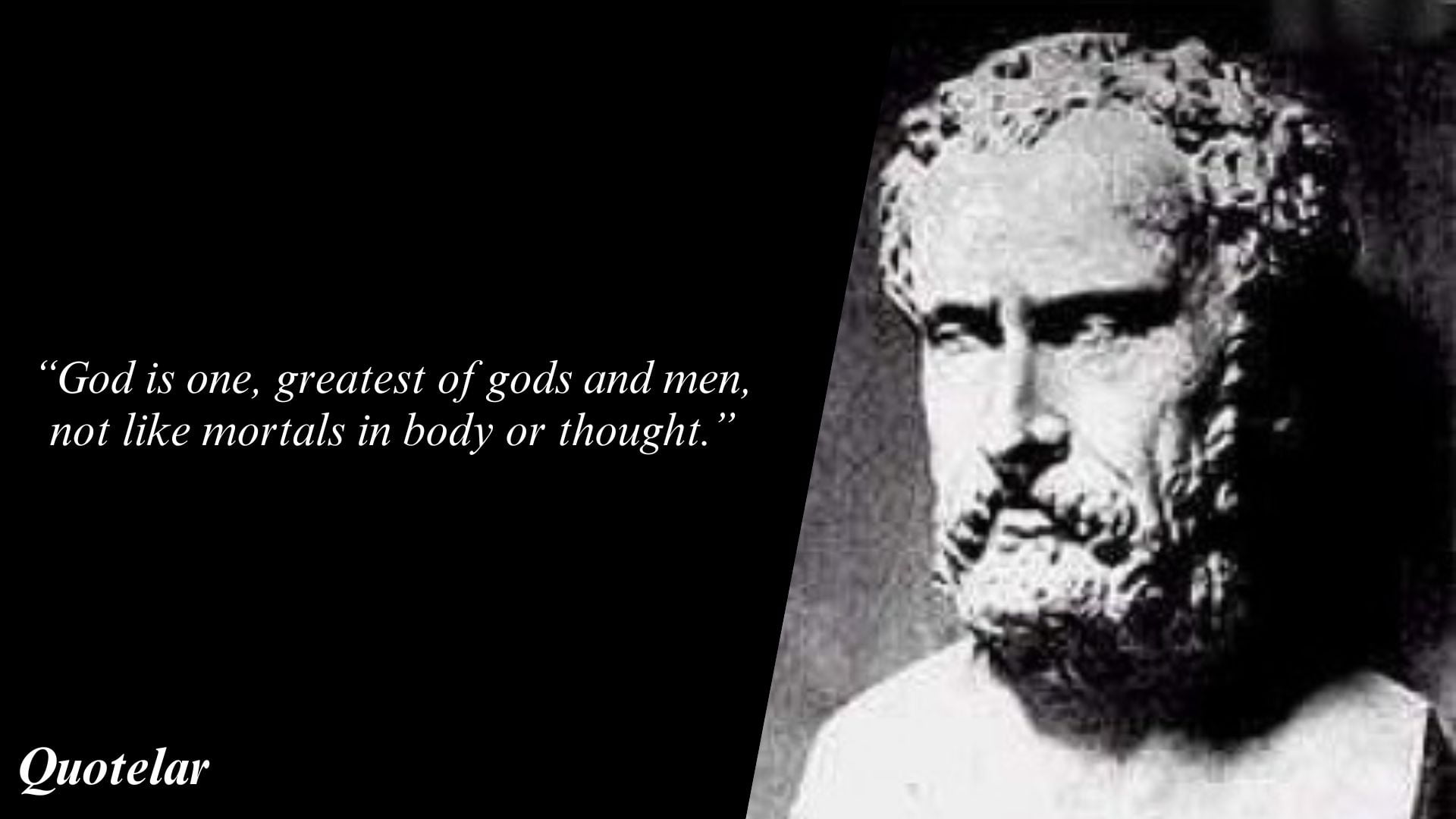 best xenophanes quotes